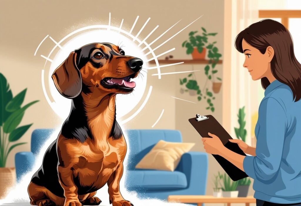 dachshund barking