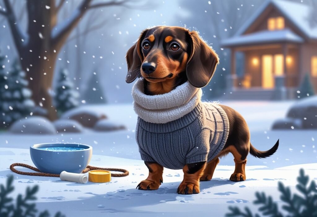 winter care for dachshunds