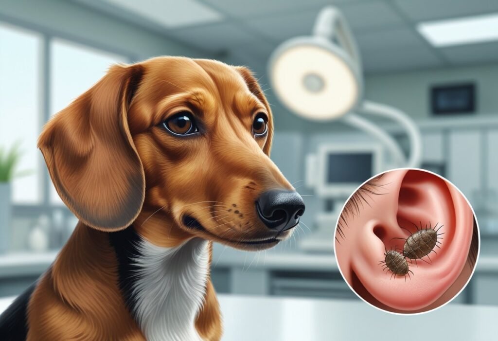 dachshund ear mite symptoms