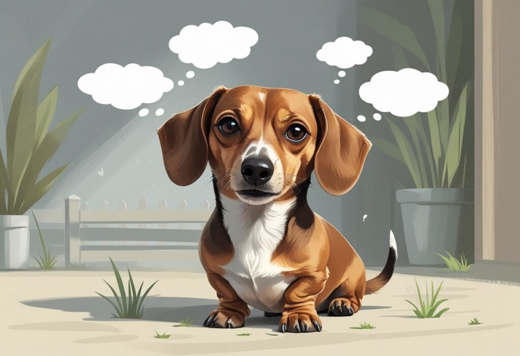 dachshund growling