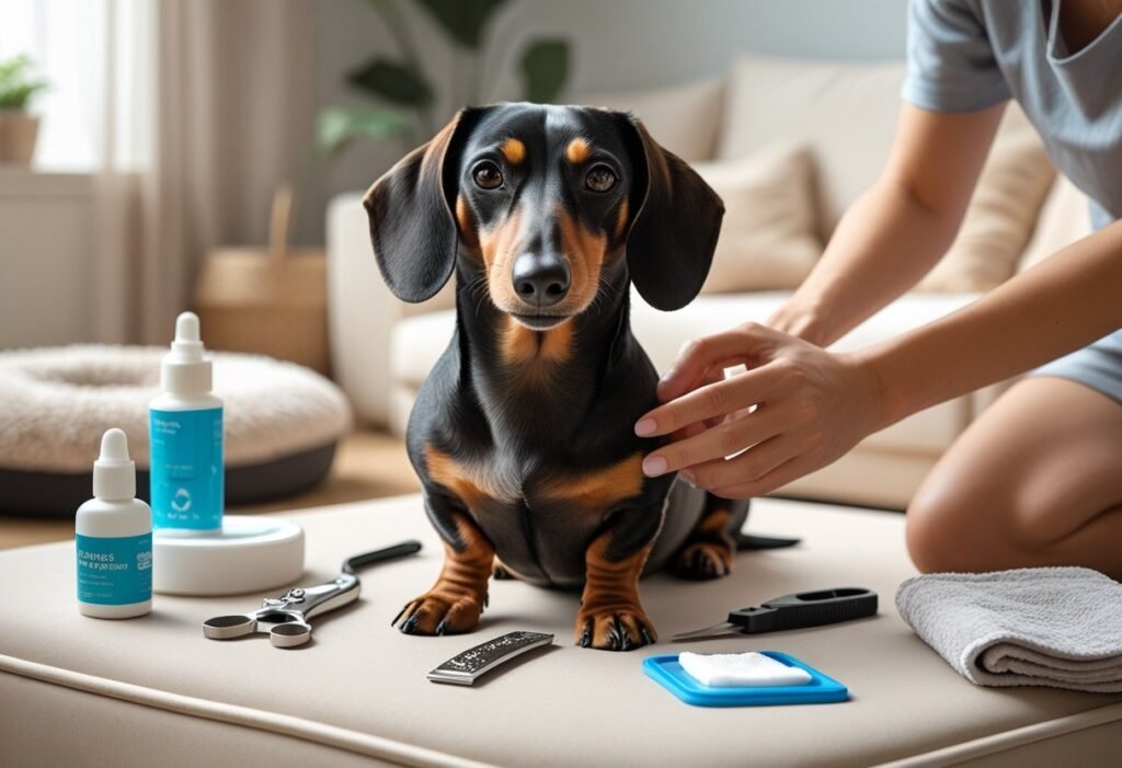 dachshund nail trimming at home
