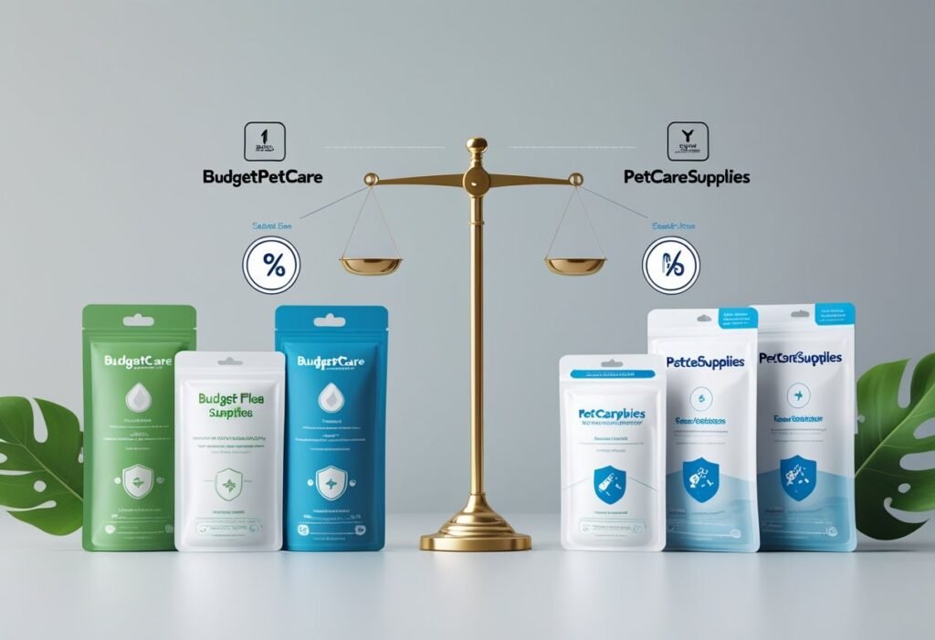 Comparison of BudgetPetCare and PetCareSupplies