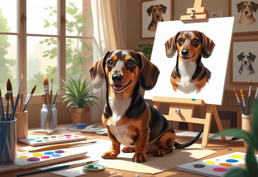 Best Dachshund Personalized Pet Art
