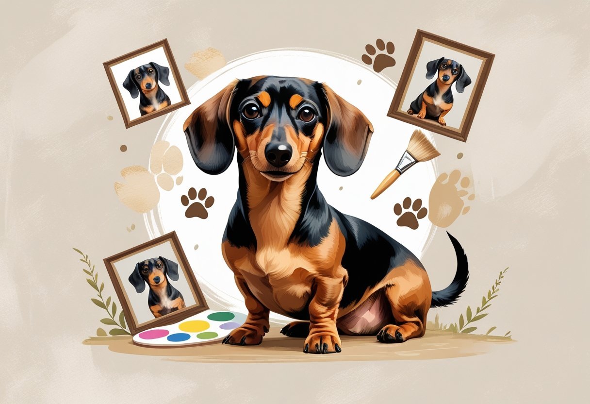 Best Dachshund Personalized Pet Art