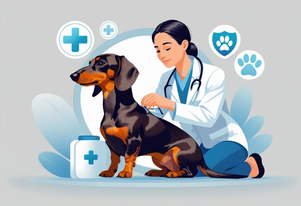Vet check dachshund for IVDD