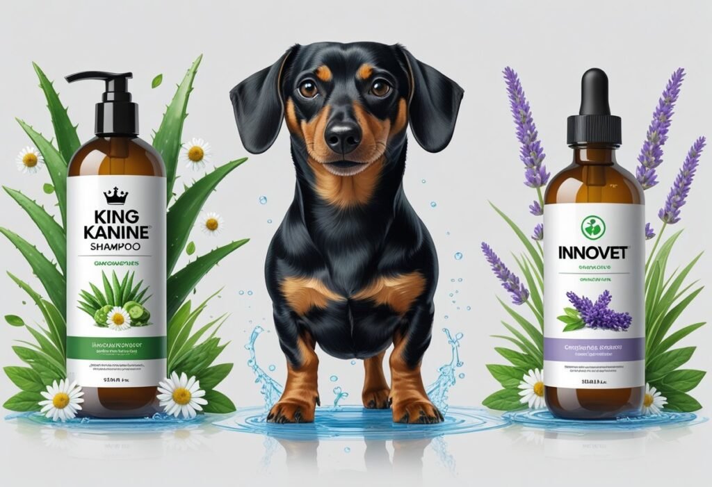Natural dog shampoo for sensitive skin