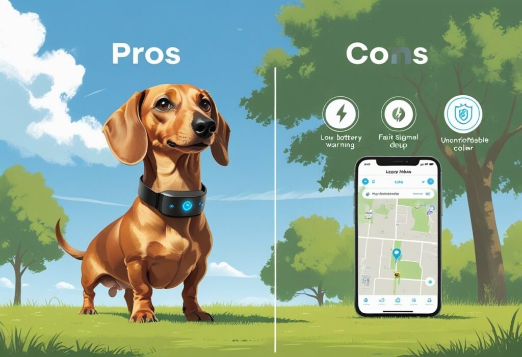 pros and cons of Tractive GPS collar