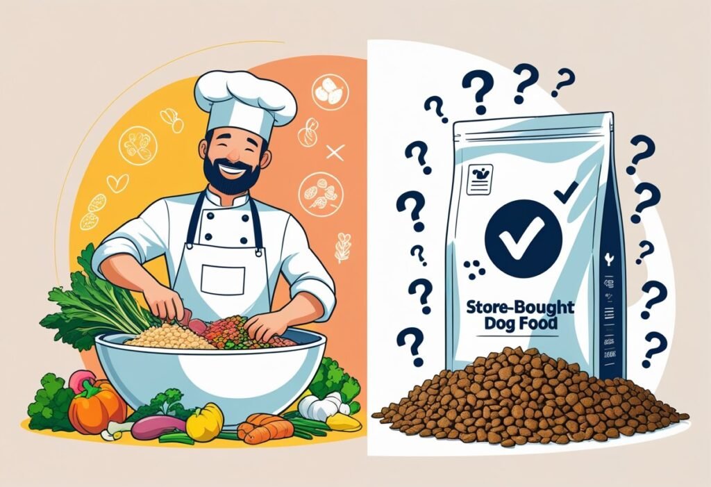 Homemade dog food vs Store dog food