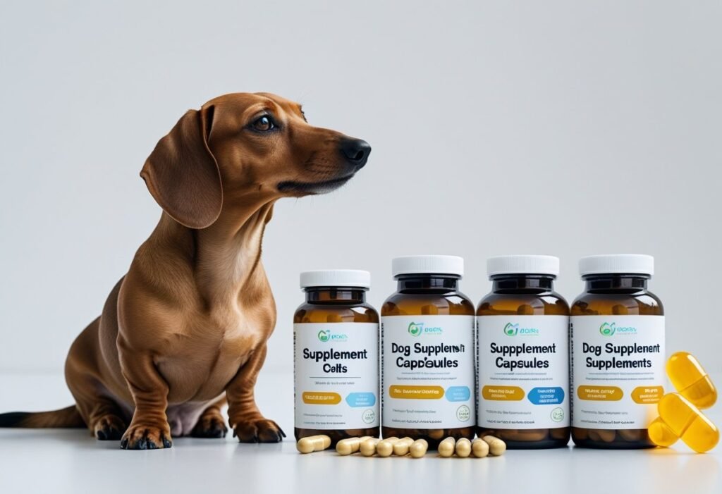 Best Joint and Gut Health Supplements for Dachshunds to support mobility and digestion.