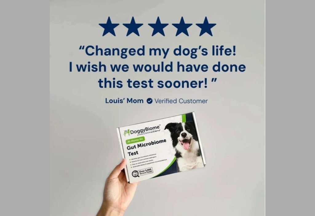 AnimalBiome Gut health kit with user comment