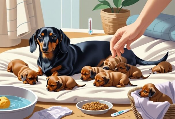 Dachshund Pregnancy 🐾: Essential Step-by-Step Guide for Care , Nutrition 🍽️, and Whelping 🐶