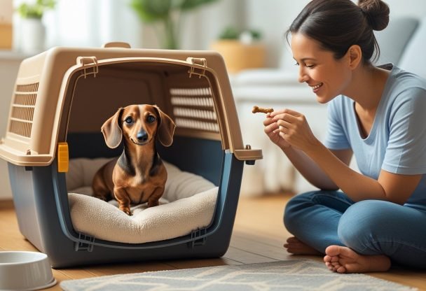Crate Training Your Dachshund: A Positive Approach for Happy, Well-Adjusted Pets
