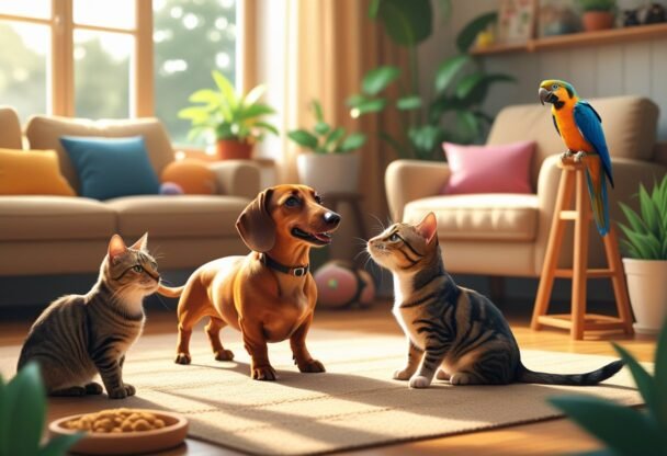 Dachshund With Other Pets: Tips for a Happy Home 🐾 – Creating Harmony in a Multi-Pet Household 🏡